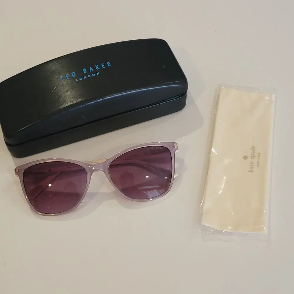 Ted Baker London Women's Sunglasses TBW109 TAU Taupe Cat Eye 56-17-140 with Case